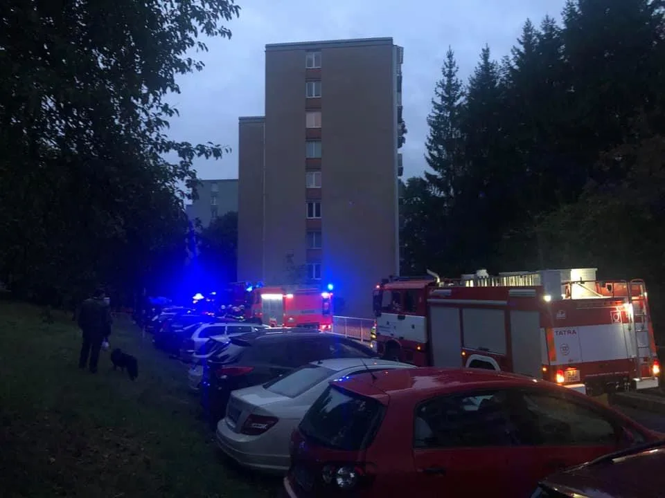 Foto z místa zásahu