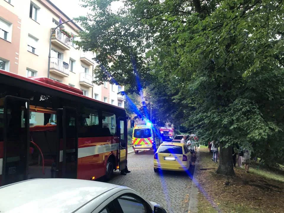 Foto z místa zásahu