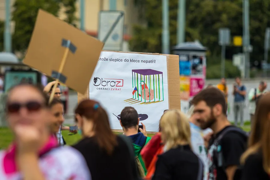 Dnes proběhl v Praze The Official Animal Rights March.