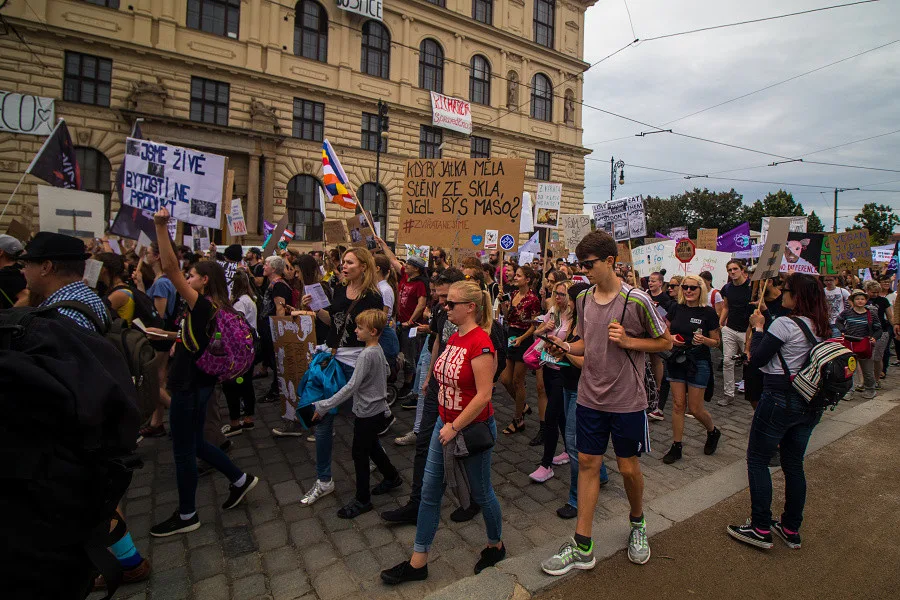 Dnes proběhl v Praze The Official Animal Rights March.