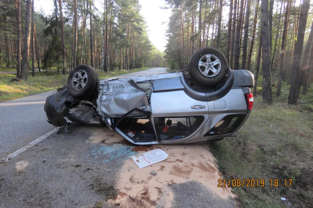 Auto po nehodě.