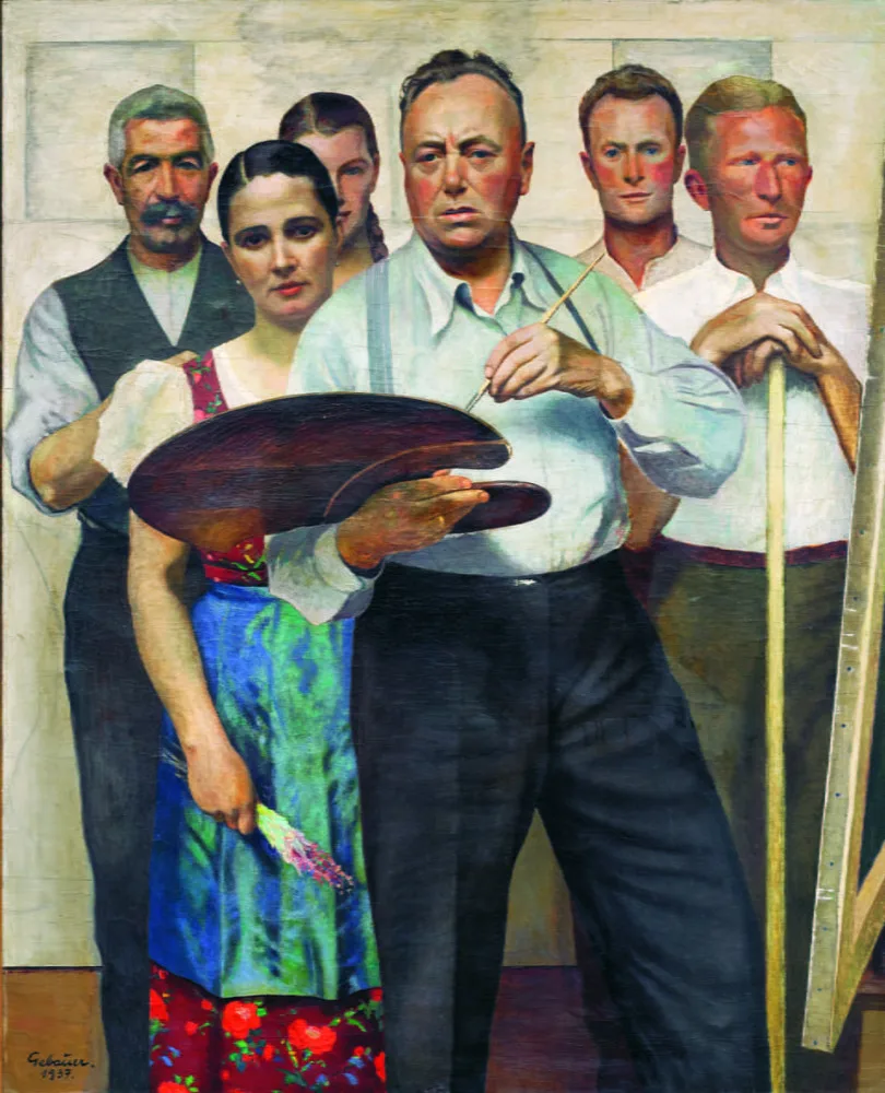 Portrét s blízkými - Paul Gebauer