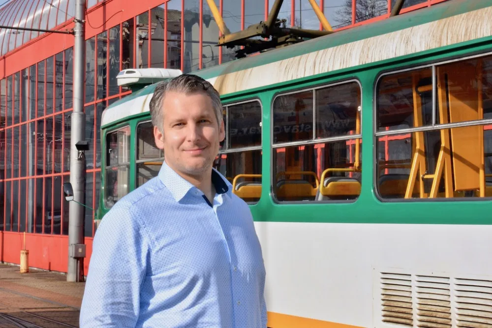 Předseda představenstva DPMLJ Michal Zděnek.