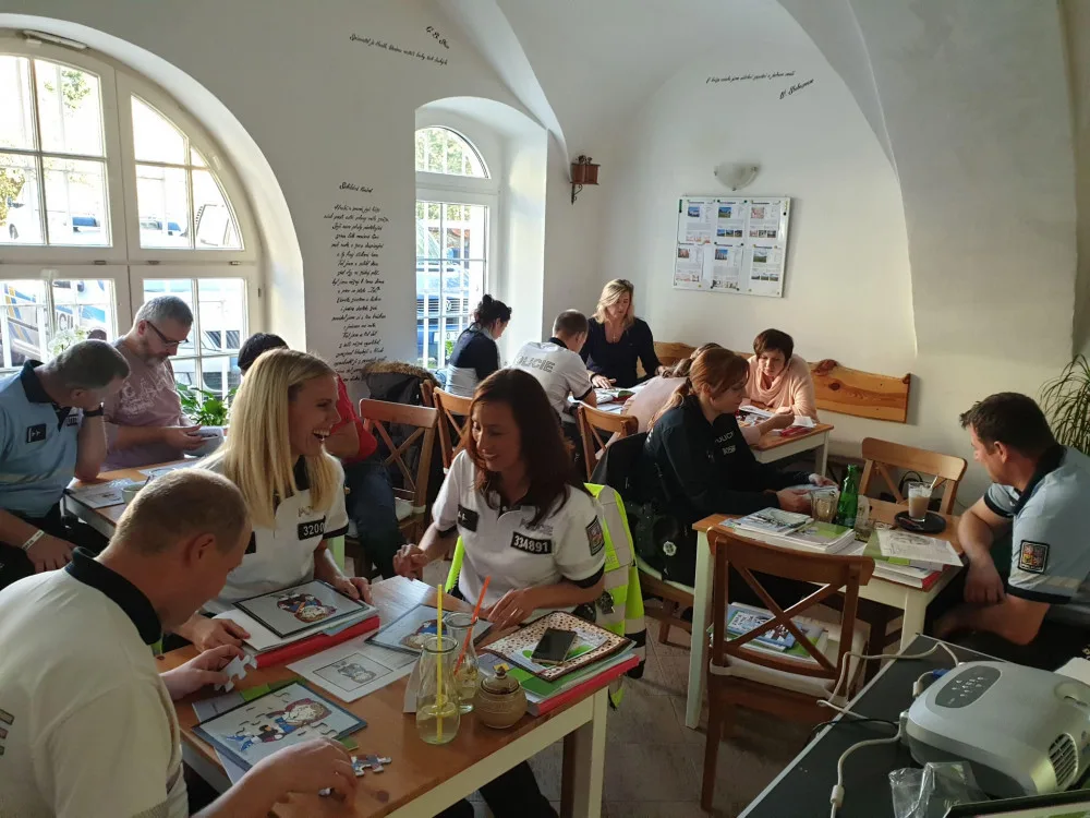 Seminář policistů.