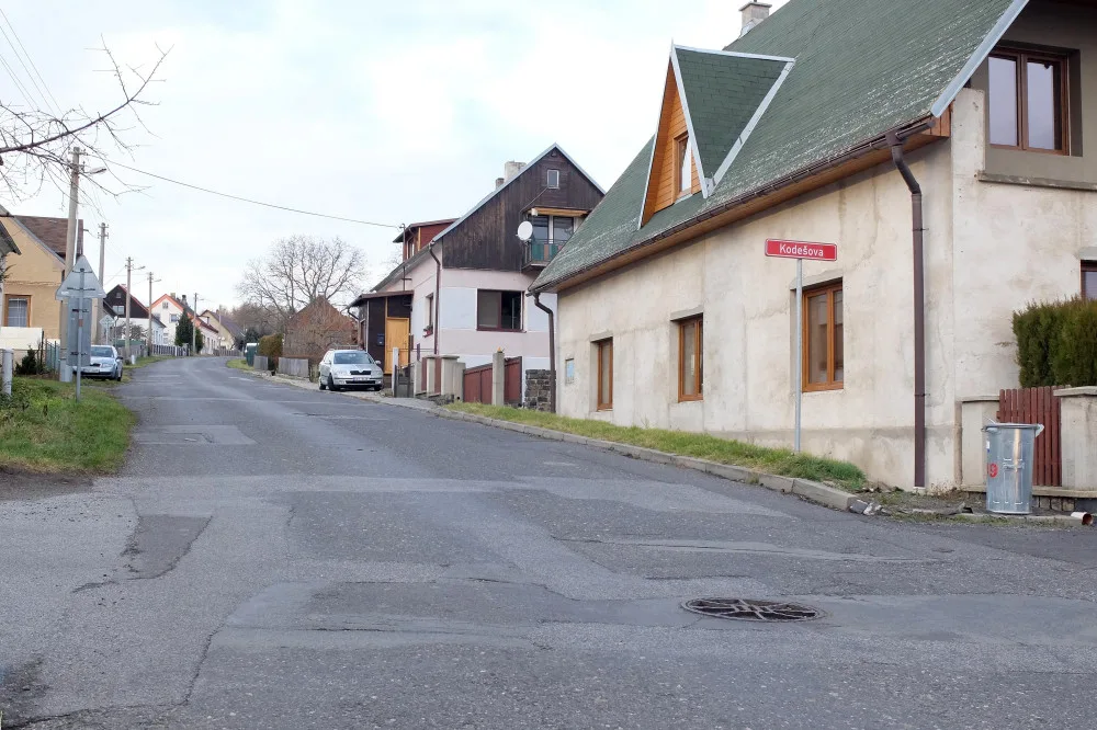 Ulice Kodešova ve Frýdlantu