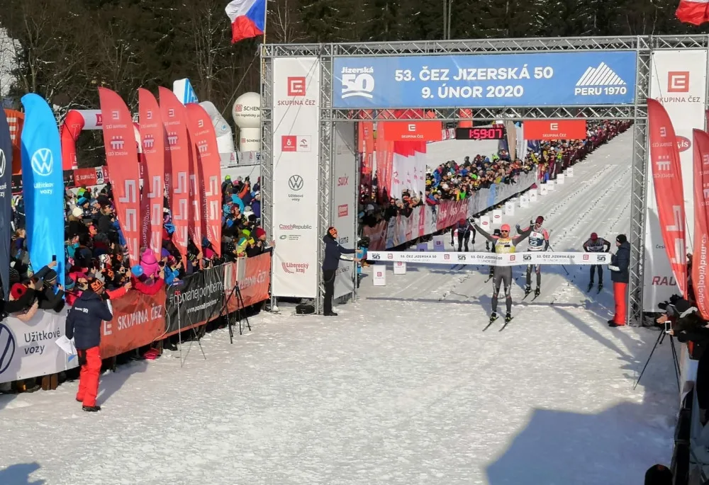 Vítězem Jizerské 50 se stal Andreas Nygaard.