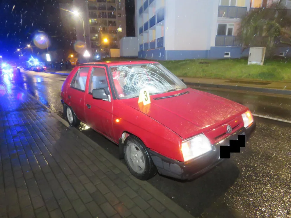 Foto z místa nehody