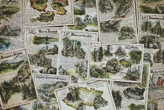 Náhled ilustrací knihy Přicházejí vlci