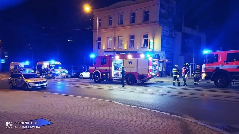 Požár v Liberci