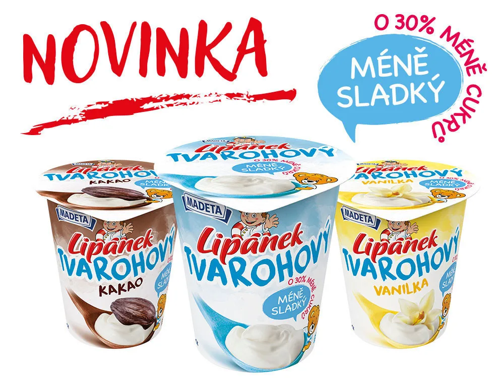 Nový TVAROHOVÝ od Lipánka