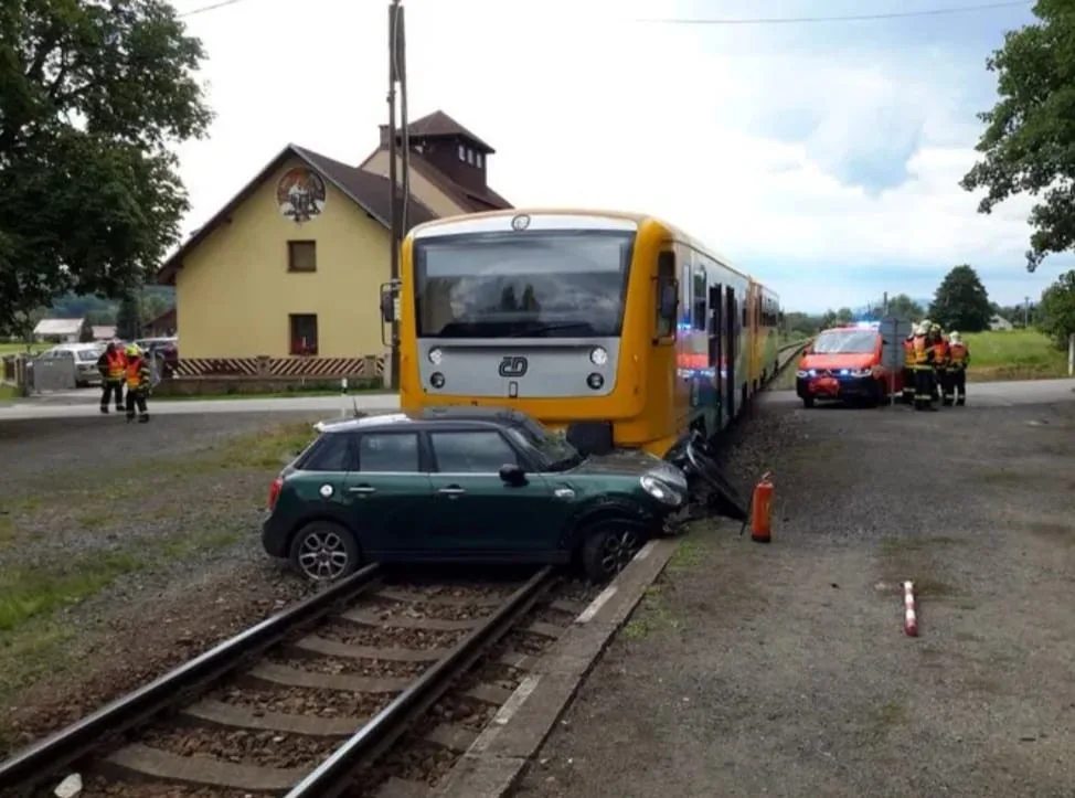Foto z místa nehody