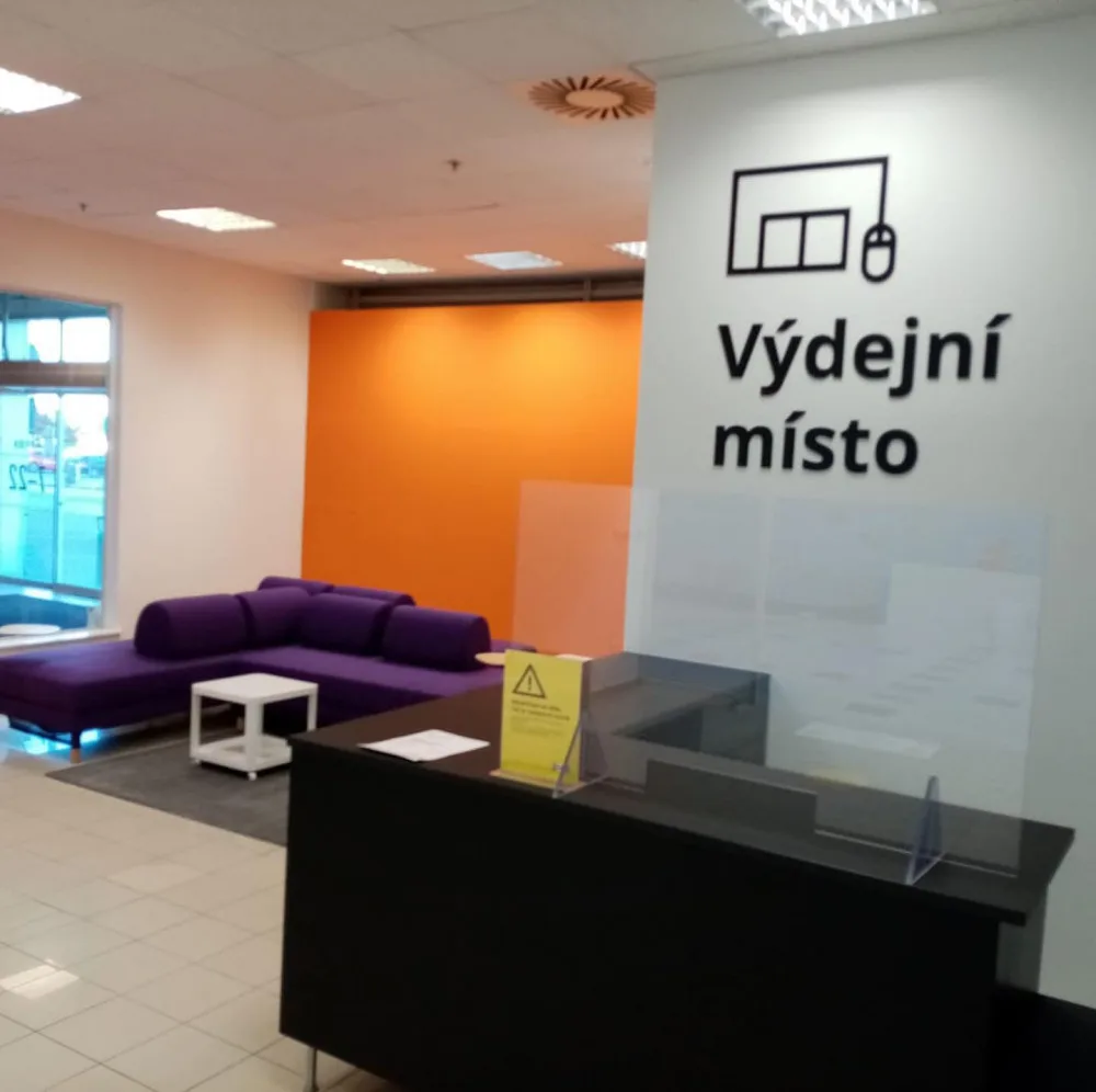 Výdejní místo v Hradci.
