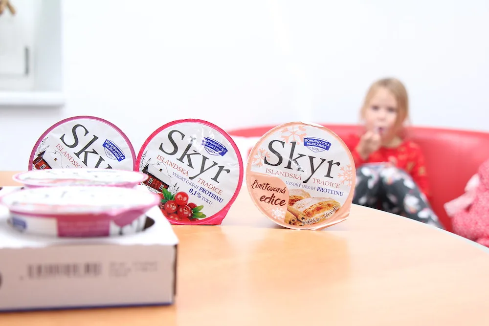 Islandská tradice v českých domovech. SKYR Bohušovické mlékárny zasytí, potěší a osladí vám den. A venku má novou zimní edici