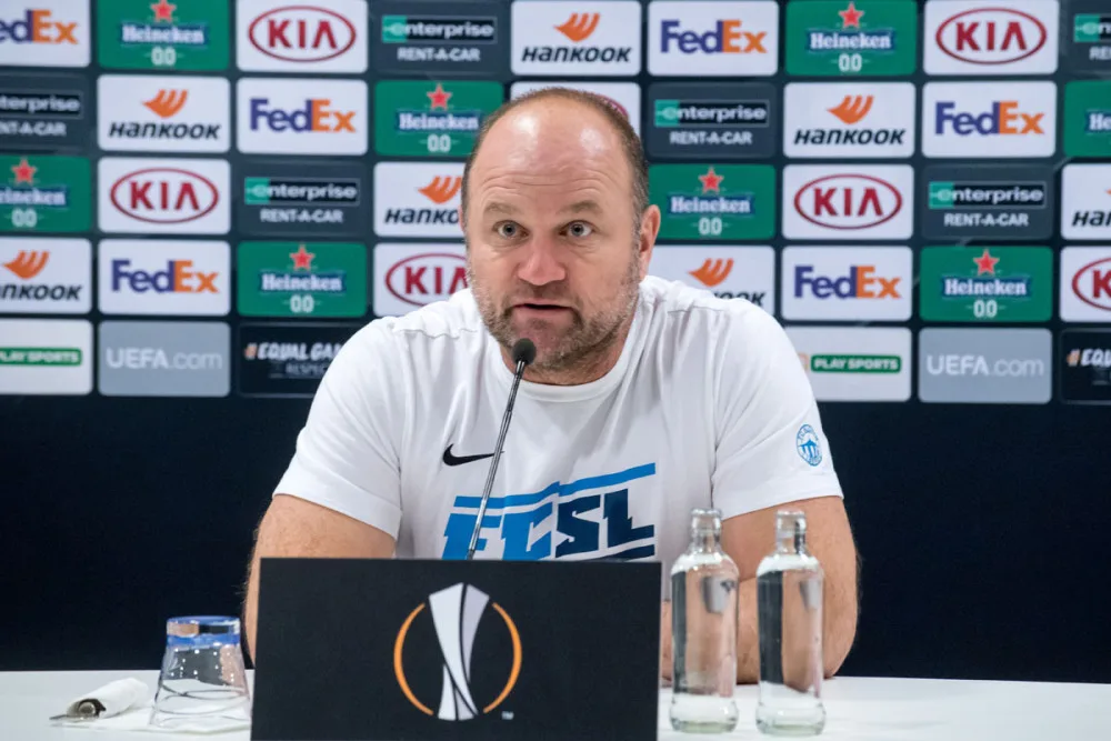 Chceme zůstat v tabulce před Gentem, říká trenér Slovanu Pavel Hoftych