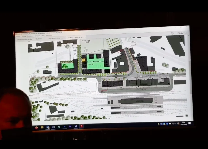 Žádné vizualizace zatím k nahlédnutí nejsou. Město na tiskové konferenci ukázalo pouze tuto grafiku.
