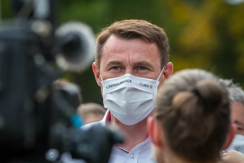 Liberecký hejtman Půta kritizuje nerovnoměrné rozdělování vakcín.