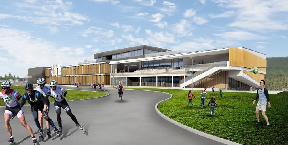 Nové sportovní centrum v Jakuszycích