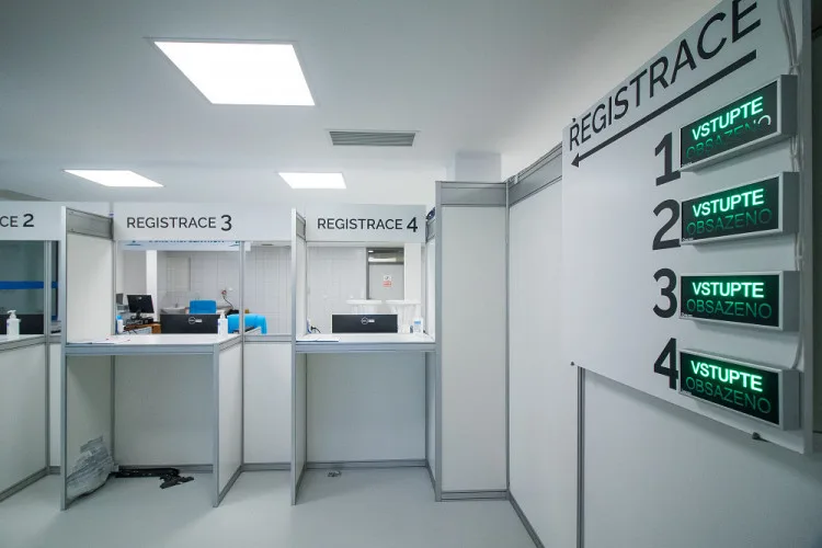 Očkovací centrum v Liberci je zatím využívané z pětiny