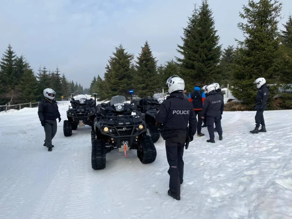 Dnešní kontrola policie v Jizerských horách