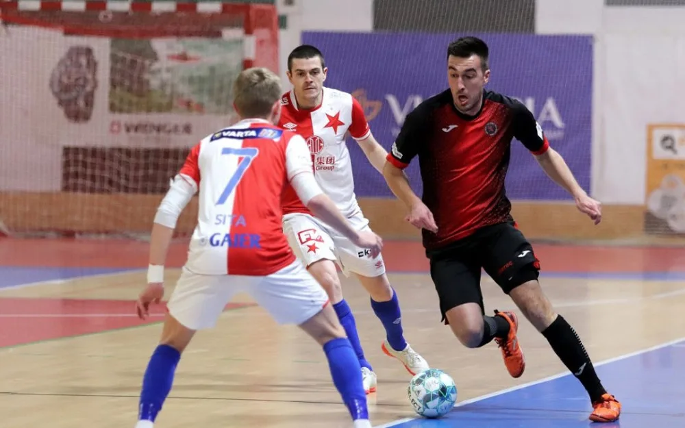 Futsalisté v dohrávce nestačili na Slavii. V tabulce zůstávají na šestém místě