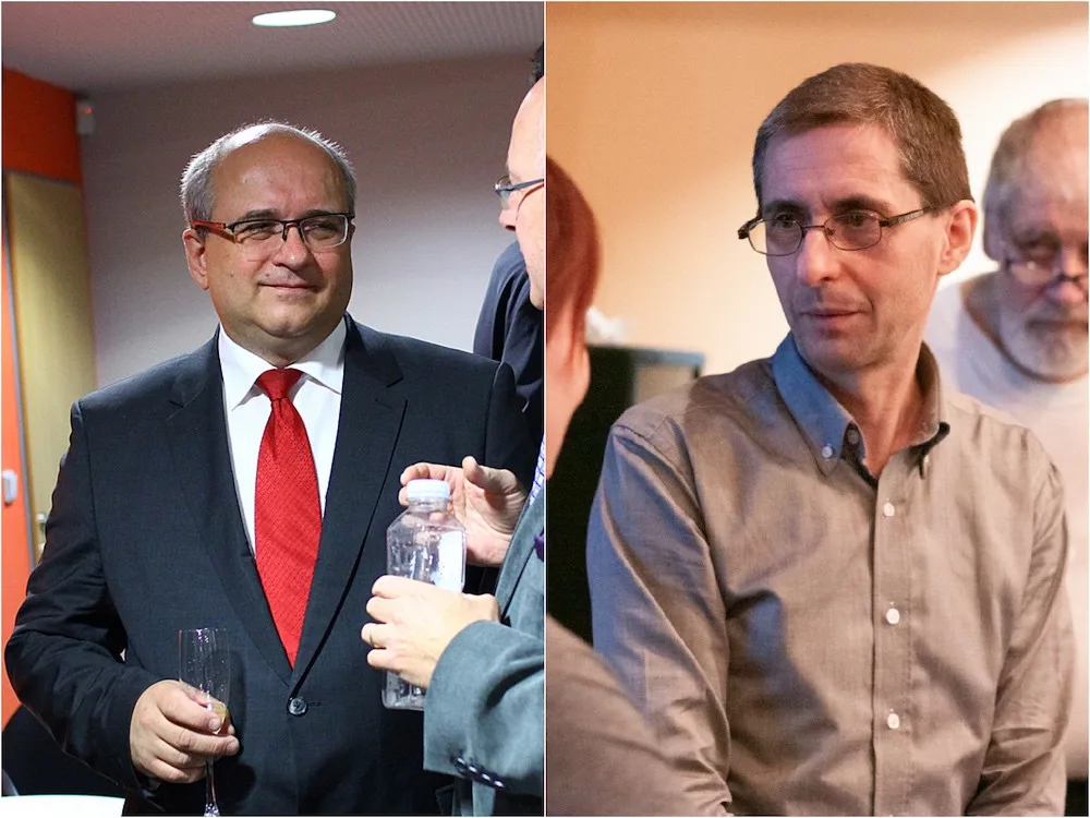 Miroslav Brzezina (vlevo) a Josef Šedlbauer