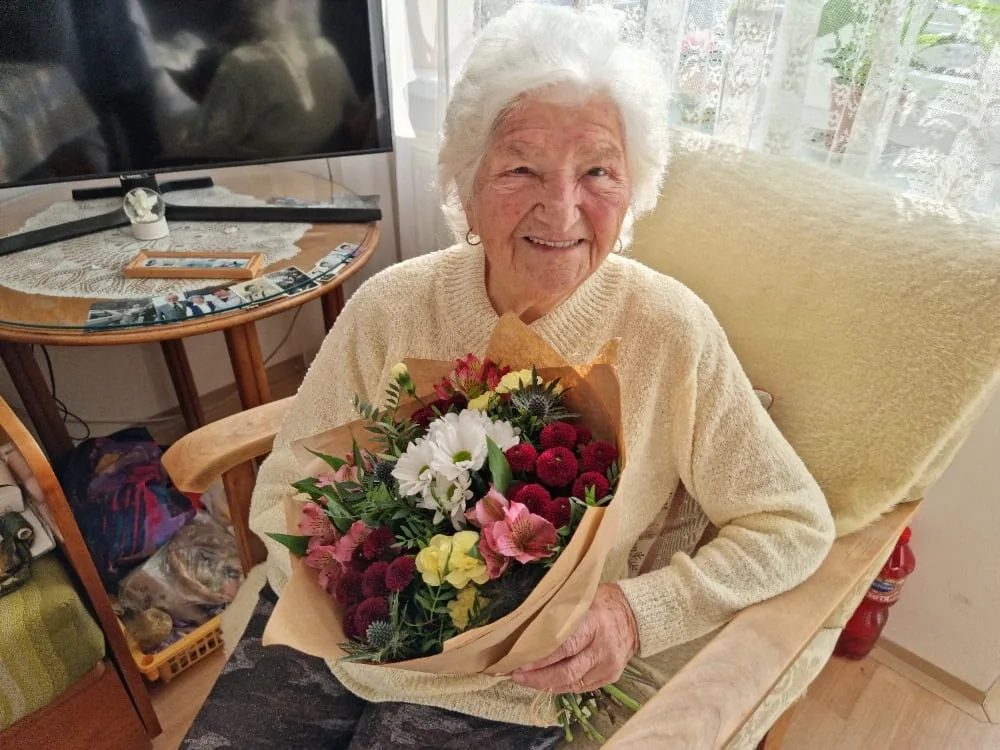 Na stará kolena se vám všechno zlepší, říká Jiřina Absolonová z Liberce. Oslavila 101. narozeniny