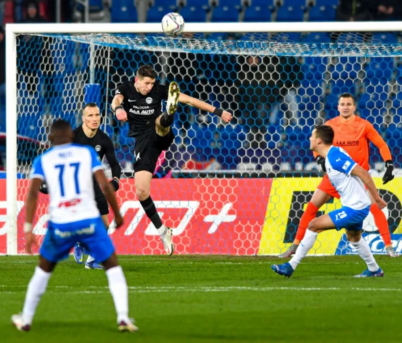 Slovan na jaře ještě nevyhrál. Z Ostravy veze po remíze 1:1 bod