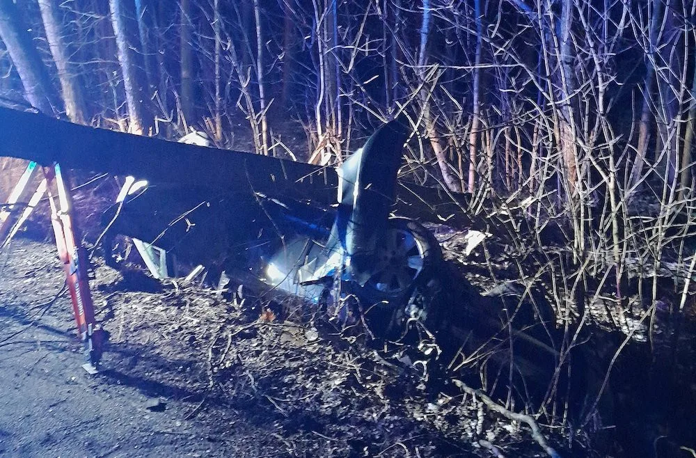 Auto v Karlově vylétlo ze silnice a přerazilo strom, řidič skončil v nemocnici