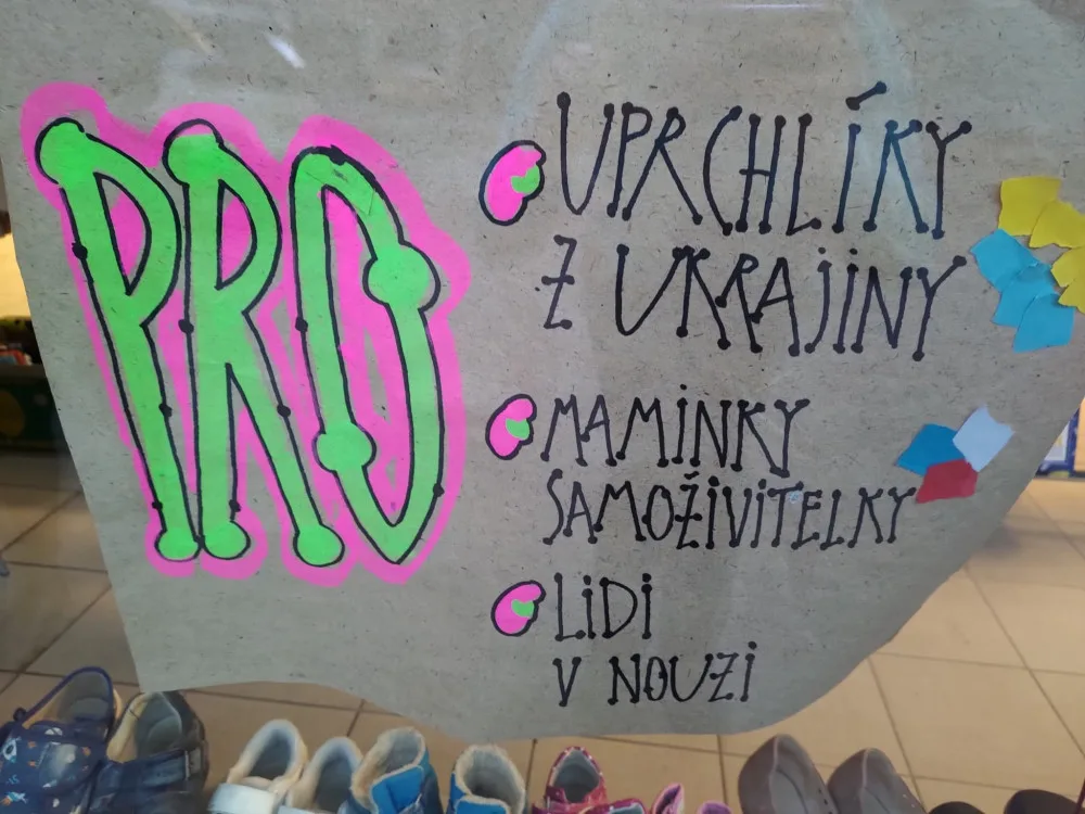 Dobročinný šatník v centru Liberce