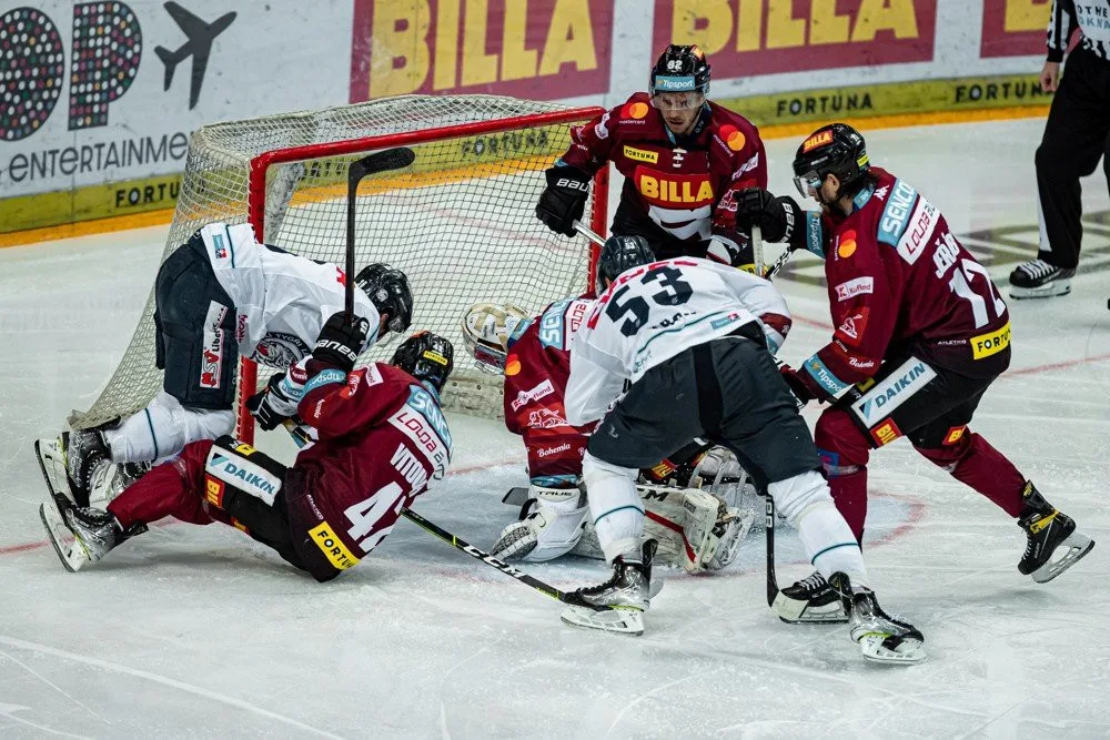 První čtvrtfinále Tygři nezvládli, na Spartě prohráli 0:6