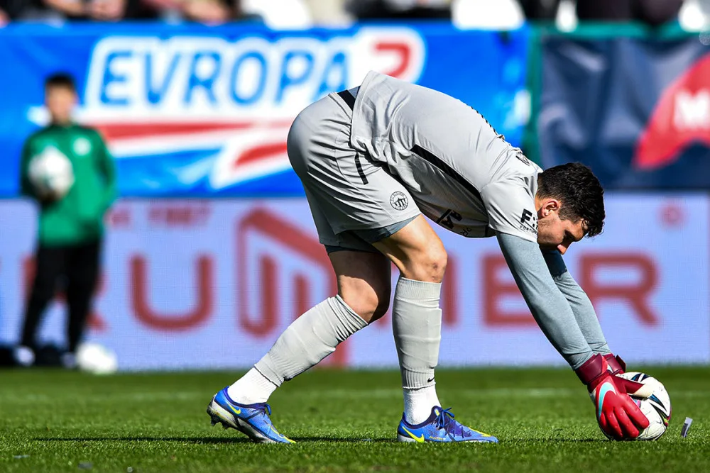 Bankář Vliegen zvládl ligovou premiéru za Slovan s nulou. Celou dobu jsem na to čekal, řekl