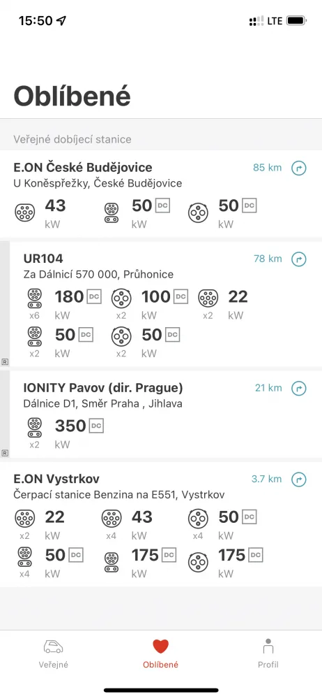 Mobilní aplikace E.ON Drive nově nasměruje řidiče elektromobilů k 700 dobíječkám v České republice