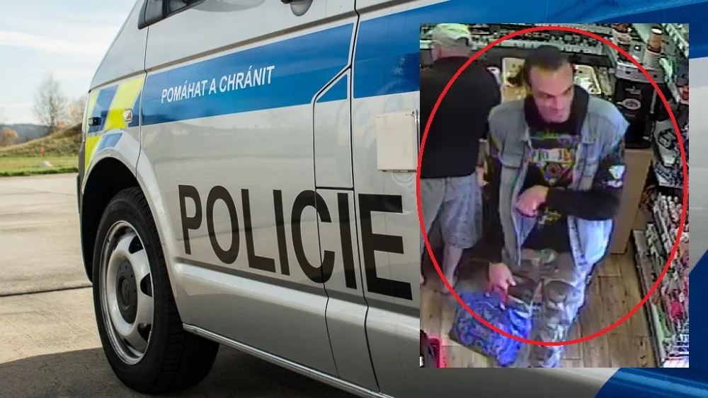 Zloděj nakráčel do obchodu v Liberci a ukradl z batohu peněženku i mobil. Zachytily ho kamery