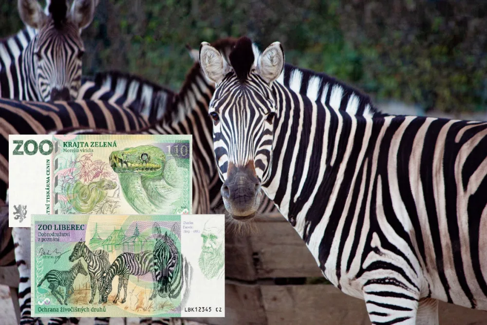 Liberecká zoo nabízí návštěvníkům nový suvenýr v podobě zoobankovky