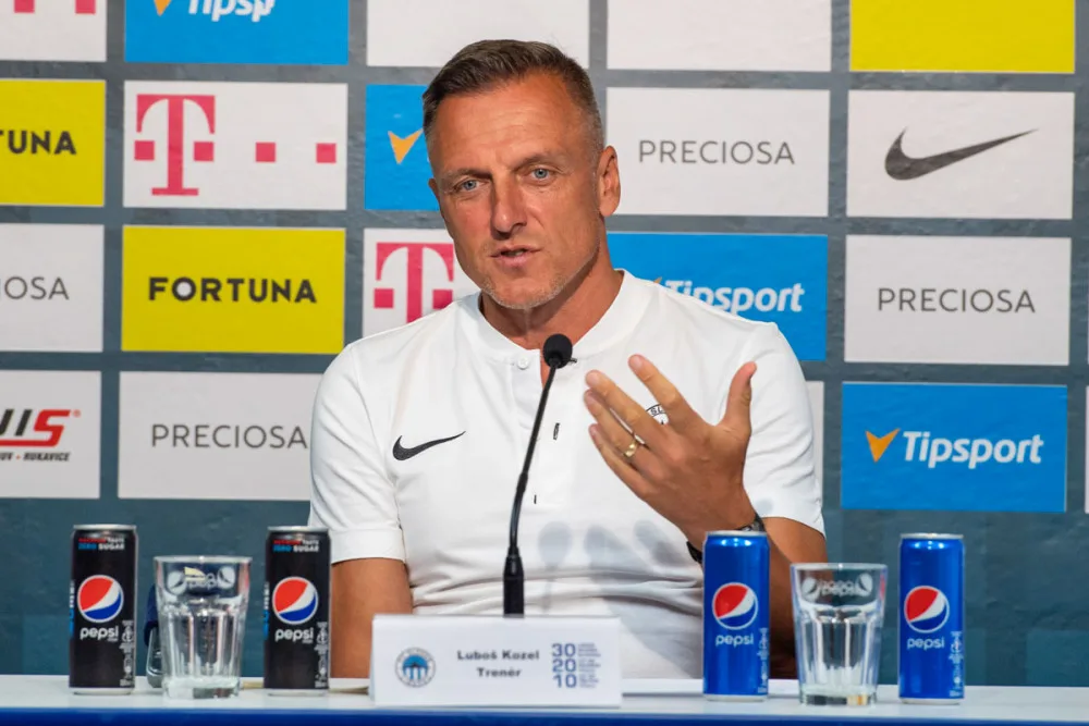 První zápas na Spartě nás hodně prověří, říká trenér Slovanu Luboš Kozel