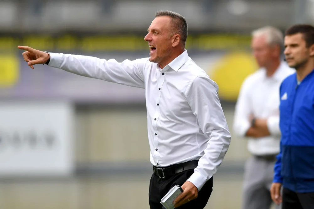 Bod bereme všemi deseti, oddychl si po utkání v Olomouci trenér Slovanu Kozel