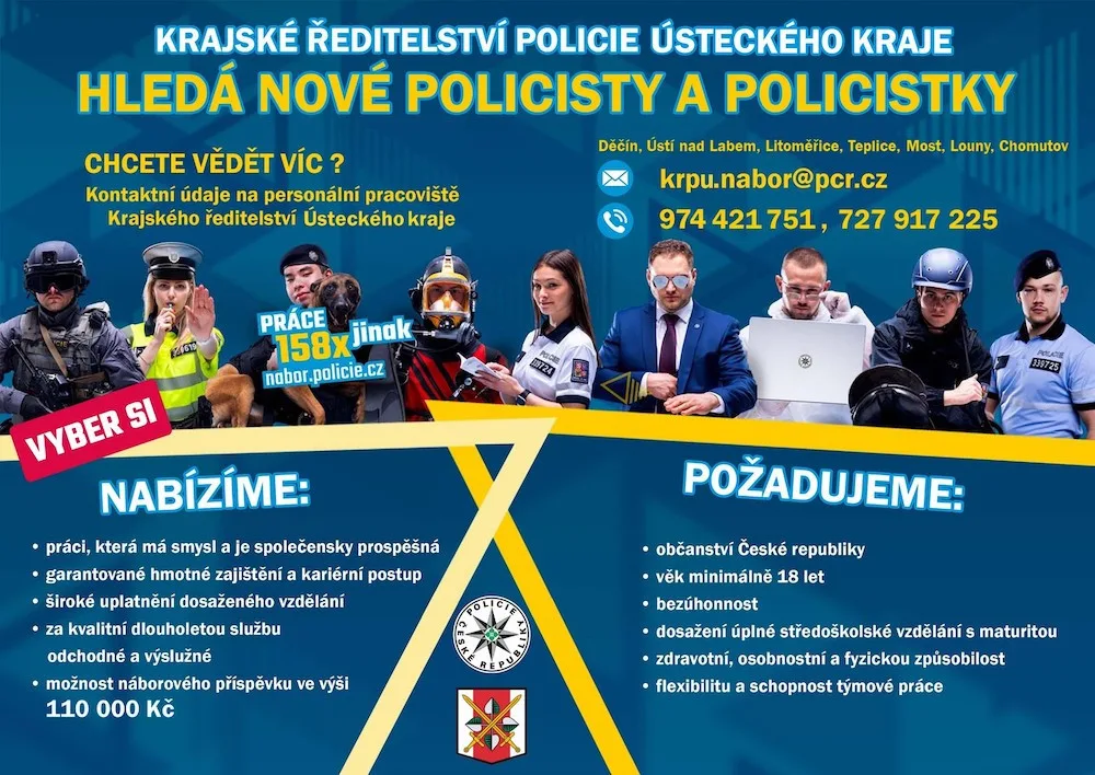 U policie slouží tři roky, baví ji skvělý kolektiv a přátelská atmosféra v práci