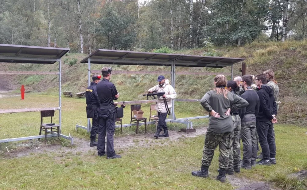 Policejní výcvikový kemp pořádaný pro studenty maturitního oboru Bezpečnostně právní činnost