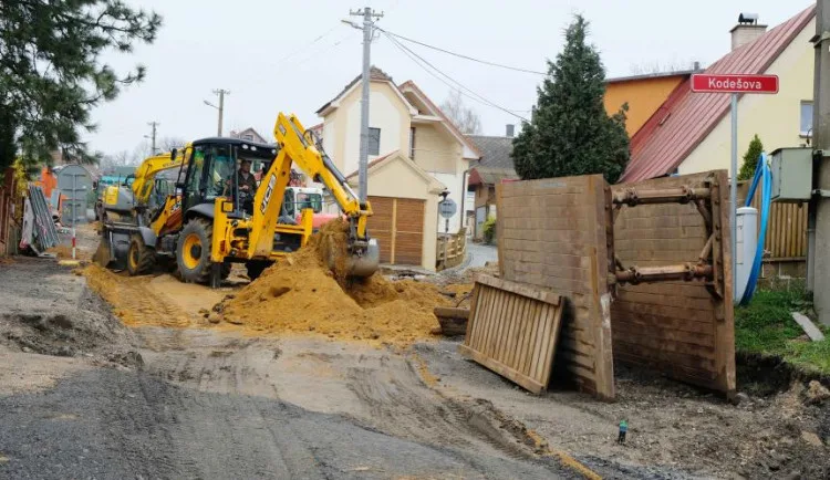 Kodešova ulice na jaře 2021