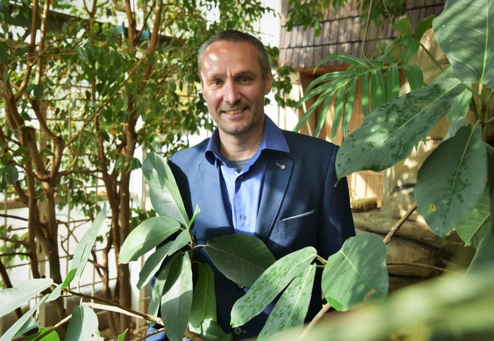 Nový ředitel botanické zahrady Václav Lenk