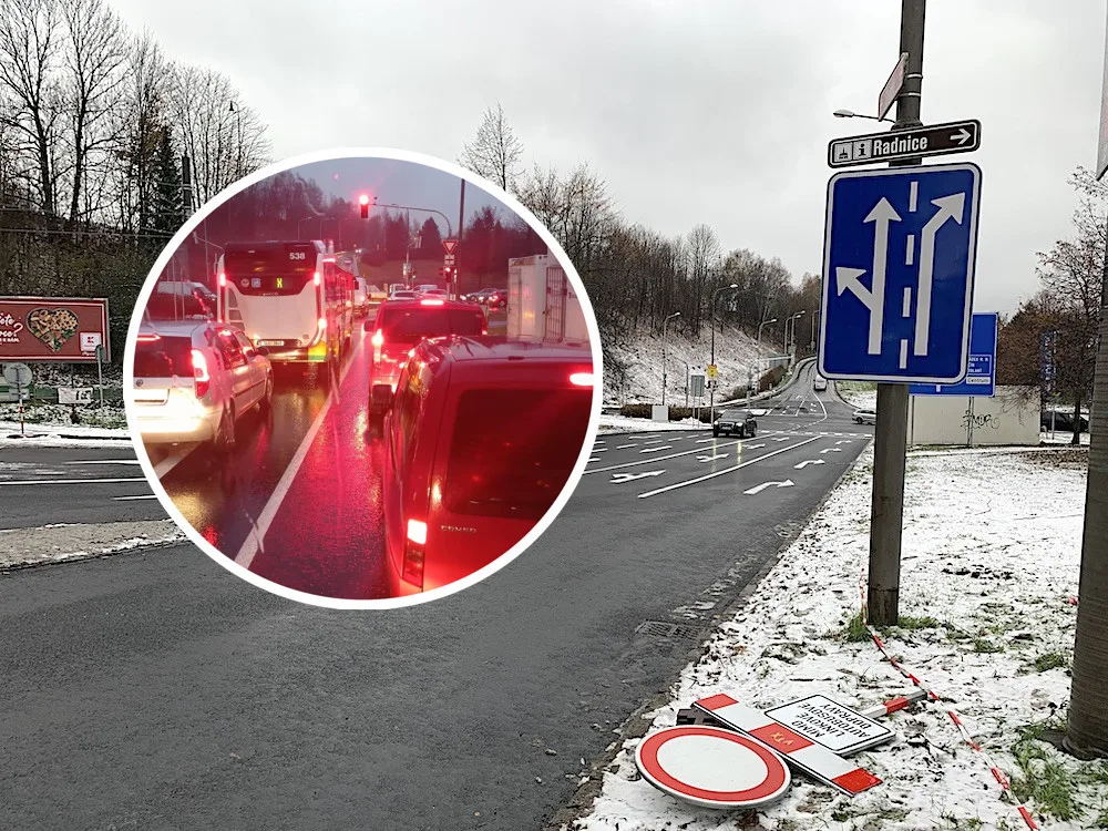 Křižovatka u viaduktu