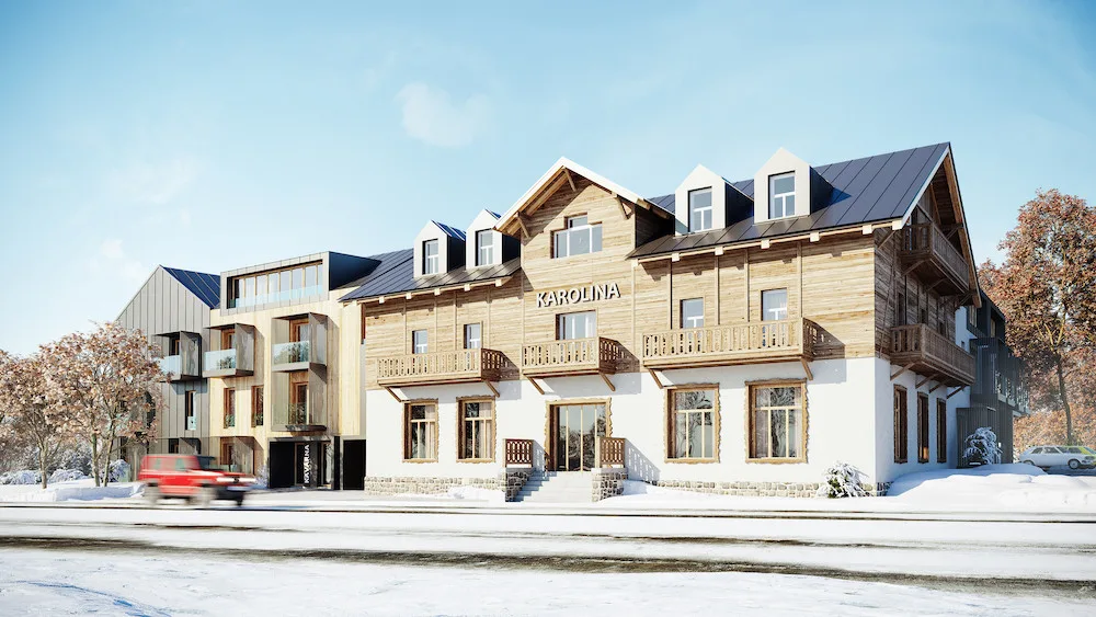 V Harrachově postaví apartmánový dům Karolina. Investor přestavuje nejstarší hotel ve městě