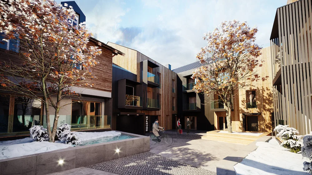 V Harrachově postaví apartmánový dům Karolina. Investor přestavuje nejstarší hotel ve městě