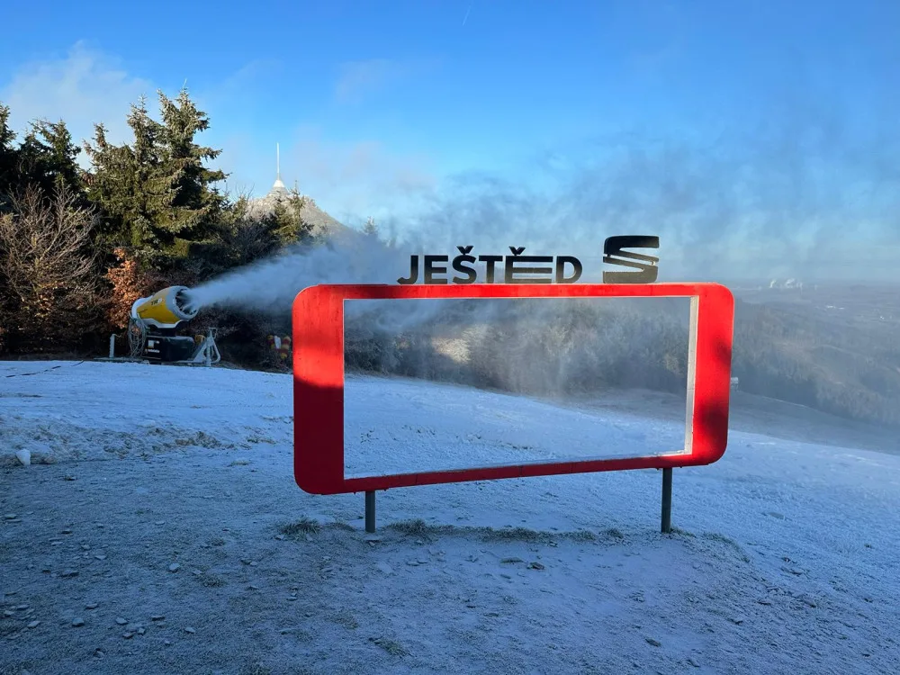 Skiareál na Ještědu