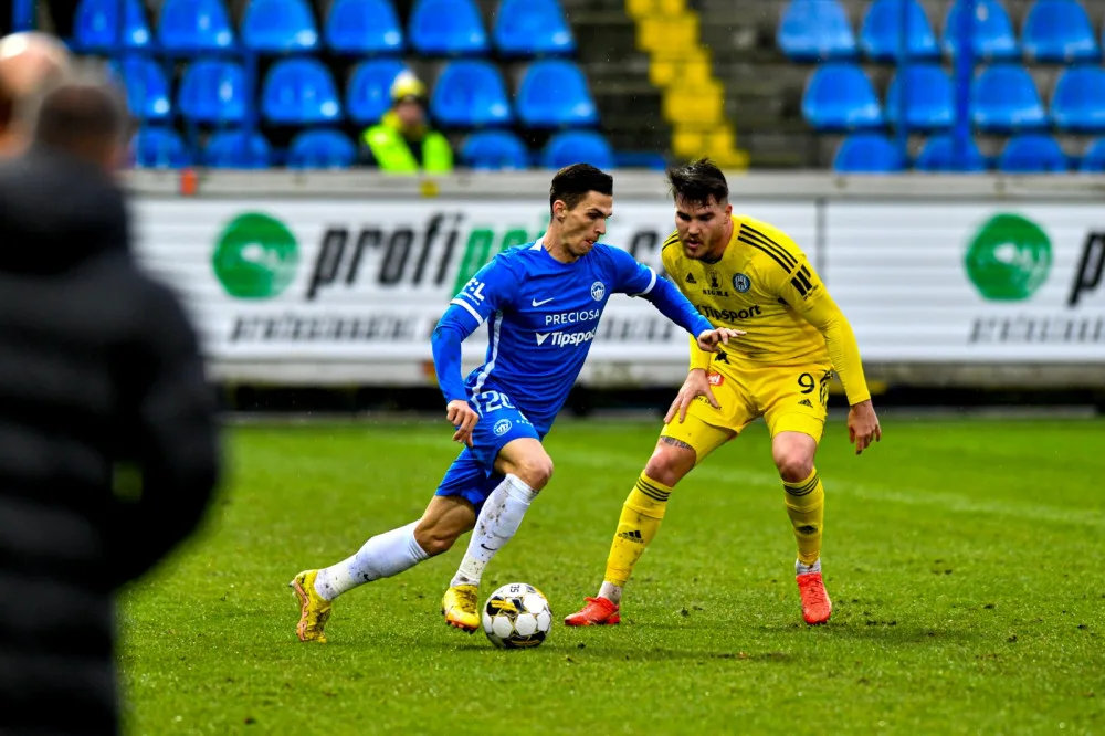 Slovan doma opět ztratil. S Olomoucí uhrál remízu 2:2