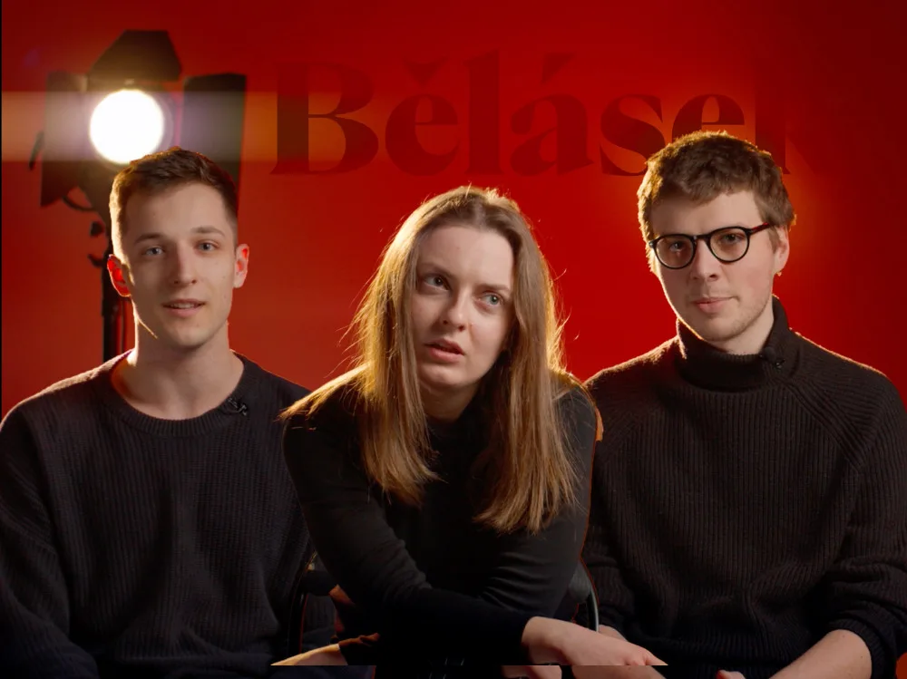 Autoři a protagonisté filmu Bělásek.