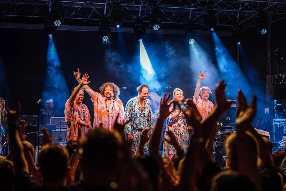 Momentka z festivalu Jazz pod Kozákovem.