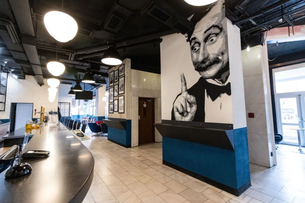 Lobby bar Šaldovka v Hotelu Liberec.