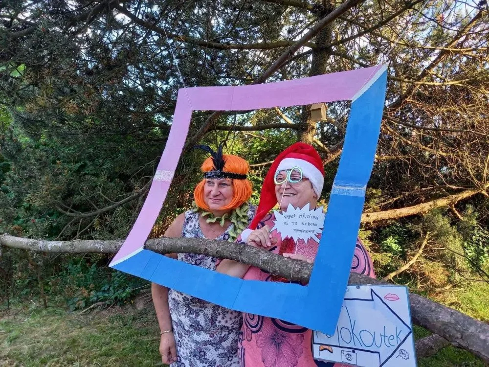 Součástí slavností je i vtipný fotokoutek, jako vloni.