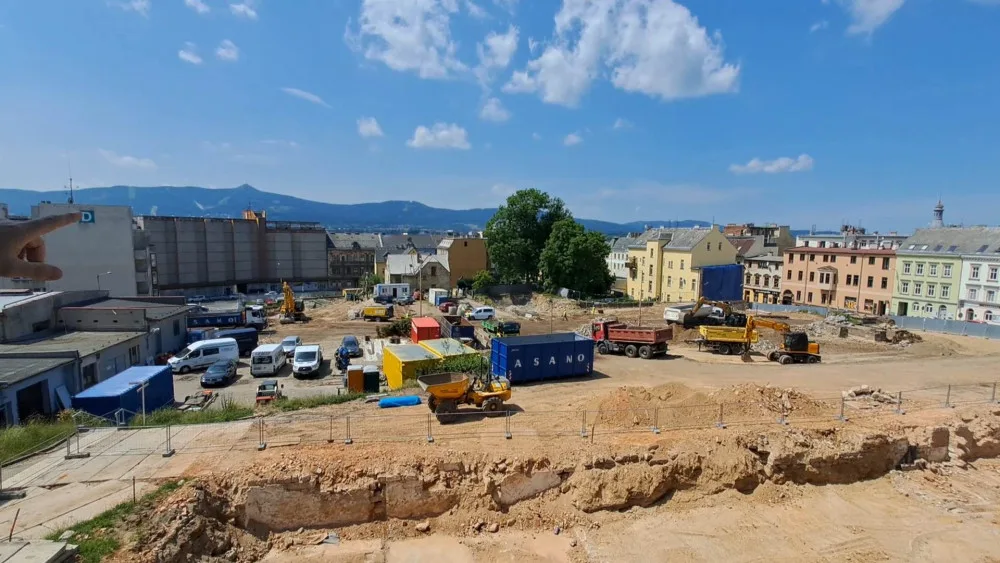 Stavba Centra urgentní medicíny při Krajské nemocnici v Liberci.